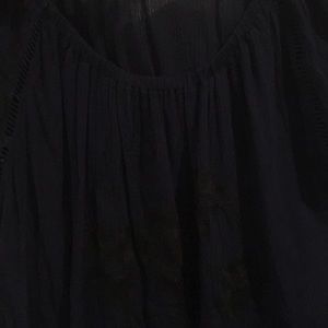 Liv Los Angeles Tops | Liv Los Angeles Tunic Flower Embroided Blouse